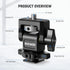 Neewer Camera Monitor Mount with Cold Shoe, 1/4" Screw for 5" & 7" Field Monitor, Compatible with Atomos Ninja V,