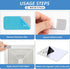 ARPOVIST 24 Pack 2.36x1.18in Adhesive Metal Plates for Magnetic Mounts, Rectangular Iron Strips with Adhesive Backing