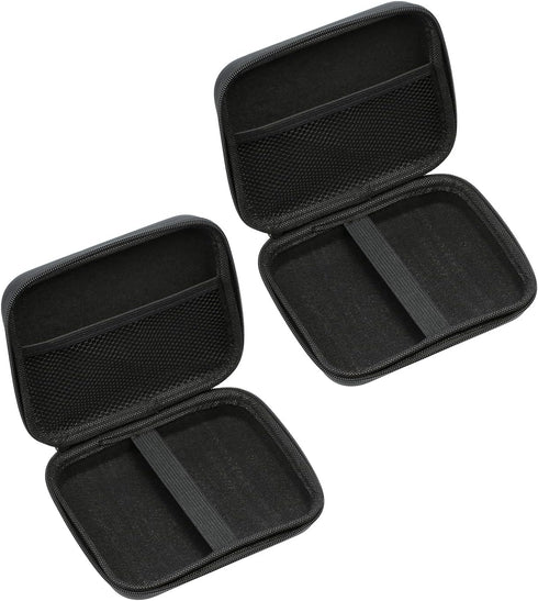 PATIKIL 5.51x3.94 Electronic Organizer Case, 2Pcs EVA Hard Waterproof Travel Carrying Case for Digital Devices