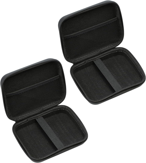 PATIKIL 5.51x3.94 Electronic Organizer Case, 2Pcs EVA Hard Waterproof Travel Carrying Case for Digital Devices