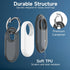 Samsung Galaxy SmartTag2 Case with Keychain, 4 Pack Full-Wrapped IPX8 Waterproof TPU Case for Galaxy Smart Tag 2