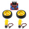 DIANN 2 Sets DC Gearbox Motor TT Motor 200RPM Tire Wheel DC 3-6V 1:48 with 1Pc L298N Motor Drive Controller
