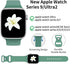 Iwujiao 38mm 40mm 41mm 42mm 44mm 45mm 49mm, 9/8/7/6/5/4/3/2/1 Band Compatible with Apple Watch Replacement Soft