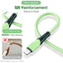 Multi Charging Cable 2-Pack 5FT, 3 in 1 5A Multiple USB Fast Charger Cord Adapter with IP/USB C/Micro USB Connectors