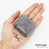 PROfezzion Water-Resistant SD Card Holder Case, Grey Portable 12 Slots for 8 Micro SD & 4 SD/SDXC Cards