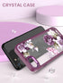Dretal iPhone SE 2022/2020 Case, with Tempered Glass Screen Protector, Military Grade Drop Tested, Purple