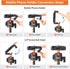 UURig 55" TP-16 360 VRIG Selfie Stick Tripod with Hidden Phone Holder, Extendable Camera Stand with Ball Head