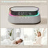 KUANGXIANG 6-in-1 15W Dimmable Bluetooth Speaker Alarm Clock with Remote, Fast Wireless Charger, FM Radio & LED Night