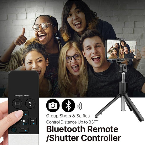 TNP Bluetooth Remote Control for iPad iPhone, Trackpad Media Presenter for iOS, Mac, Android Tablet PC, Wireless Camera