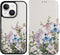 LUMARKE iPhone 13 Wallet Case - Detachable Flip Folio Cover, RFID Blocking 4 Card Slots, Premium Leather Kickstand