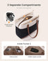 3 LOVEVOOK Laptop Tote Bag for Women with Separate Pocket Work Bag with Large Cup Holder Computer Briefcase for Teacher