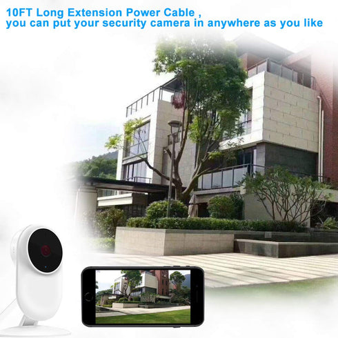 2-Pack 10FT USB Power Extension Cable for Wyze Cam, YI Home Camera, Nest-Cam Indoor, Oculus Go, Charging Cord