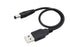 zdyCGTime 2.0 5.5x2.1mm 5 (28CM/11inch, 5.5x2.1mm)(2packs) USB A Male to DC Male Adapter Cable Volt DC Barrel Power