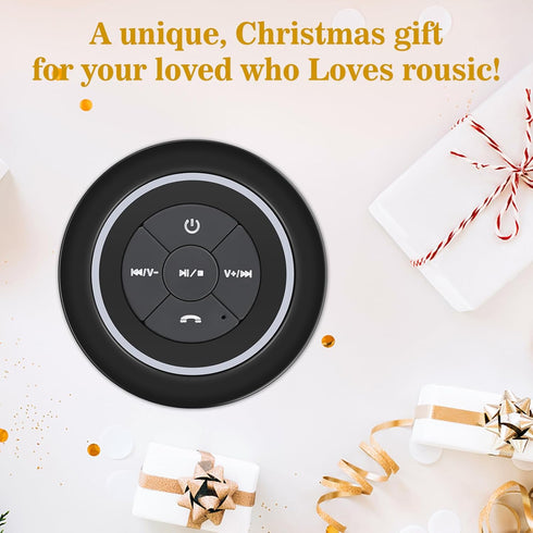 Waterproof Shower Speaker | Portable Bluetooth Speaker with Suction Cup, IPX7 Waterproof for Shower, Pool, Travel, Beach