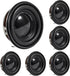 DWEII 6Pcs 1.5Inch 40MM Mini Portable Speakers 4ohm 3W Full Frequency Stereo Sound