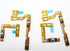 2X Power On Off Volume Side Button Key Flex Cable Connector Replacement for Samsung Galaxy A20S A207