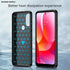 Fashion Flexible TPU Bumper Case for Moto G Power 2022 with HD Screen Protector (Black)