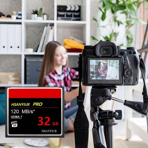 HSANYIUR 32GB UDMA High Speed Original CF Card Camera Memory Card