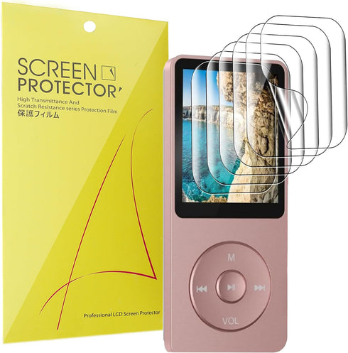 Lamshaw Full Coverage TPU Clear Film Compatible for AGPTEK A02 MP3 Player-1.8 Inches