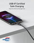 Anker Flow USB A to USB C Cable (3ft, 2-Pack), Car Carplay Type C Charger for iPhone 15, Samsung Galaxy S23/S22,