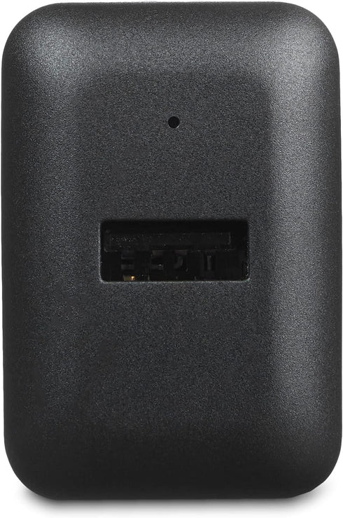 Amazon Basics 12W One-Port USB-A Wall Charger (2.4A) for Phones (iPhone 15/14/13/12/11/X, Samsung, and more), non-PPS, Black