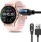 Lamshaw Magnetic Replacement Charger for ENOMIR Smart Watch, Compatible with LW51 1.28 Inches Smart Watch (Black)