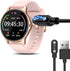 Lamshaw Magnetic Replacement Charger for ENOMIR Smart Watch, Compatible with LW51 1.28 Inches Smart Watch (Black)
