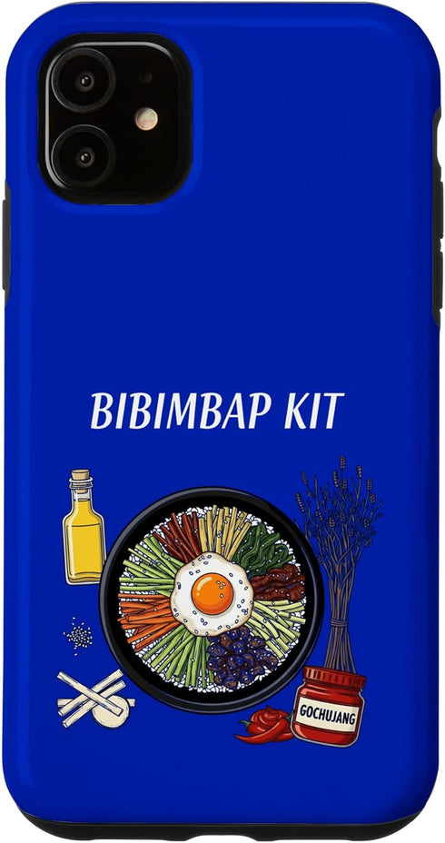 Cultural Food Kits for Asian Food Cultures T-Shirt Bibimbap Kit Food Korean Cuisine Culinary Art Case for iPhone 11