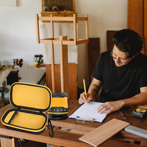 khanka Hard Case for DEWALT Jobsite (DCR008) USB-C Rechargeable Bluetooth Speaker (Case Only)