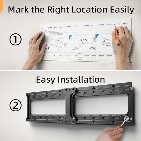 IWORKBOARD 55 65 75 85 inch 32-90 600x400mm, 24 inch Studs,132 lbs, 55+ 75+ 85+ 86 Tilting TV Wall Mount for '' TVs