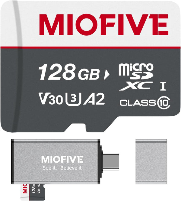 Miofive Memory Card - Ultimate Micro SD Card with USB 3.0 Type-C Card