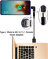 SHANFEILU 5.5x2.1mm DC5521 2 USB C to DC Power Adapter Type C USB Male to DC Female Connector Female to Type C Male