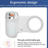 Yunseity Magnetic Phone Camera Grip, Ergonomic BT Selfie Handle with Wireless Shutter Key, Compatible with Tripod