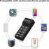 50W USB Charging Station with 10-Port Smart USB Ports for Multiple Devices - Family-Sized for iPhone 15/14/13 Black