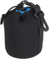 PATIKIL Camera Lens Bag - 3.3" ID x 5.5" H Drawstring Pouch - Thick Protective Neoprene for DSLR Camera Lens