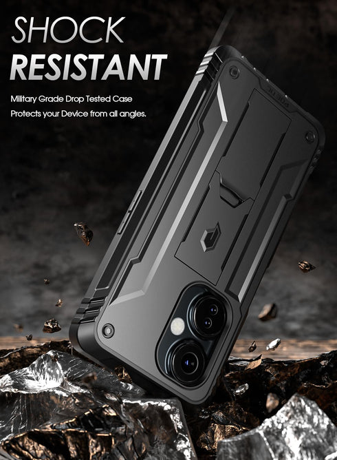 Poetic Revolution Case for OnePlus Nord N30 5G, Black, Full-Body Rugged, 20FT Mil-Grade Drop Tested, Dual-Layer,