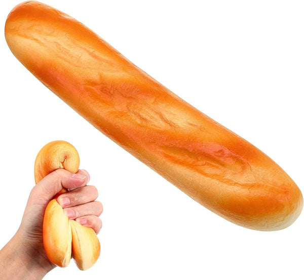 Healifty 11In Artificial Artisan Bread: Realistic Fake Loaf for Bakery Display -