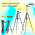 Sensyne 64" Camera Tripod Stand, Versatile Phone & iPad Tripod with Wireless Remote and 2-in-1 Phone Holder for Vlog