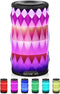 LED Bluetooth Speaker, Portable Wireless Speaker with Night Light, 6 Color LED Themes,