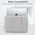 JETech Laptop Sleeve for 13.3-Inch MacBook Air/Pro, Waterproof Shock Resistant Bag with Accessory Pocket (Light Grey)