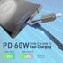 USB C Cable, 4 in 1 Multi Charger Cable, USB C Adapter for iPhone/iPad/MacBook/Samsung and All USB C Devices