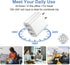 USB Wall Charger, 3 Pack 3-Port Charging Block Compatible with iPhone, iPad, Samsung Galaxy, LG