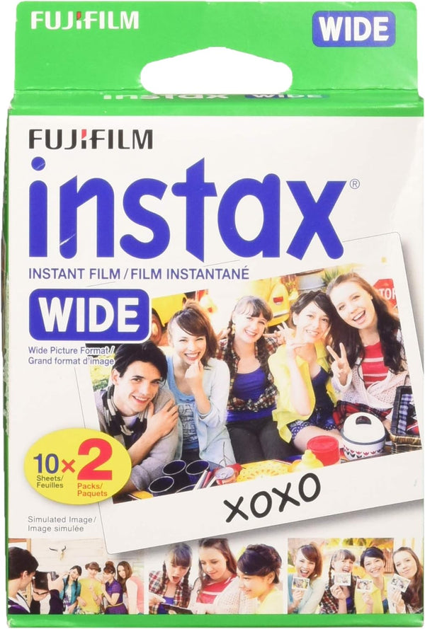 Fujifilm Wide Instant Color Film Instax for 200/210 Cameras, 2 Twin Packs, 40 Photos