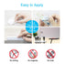 White Cable Clips, Cord Organizer for Cable Management, USB Cable Holder, 2 Packs Cable Straps for Desk Home (5, 3