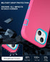 iPhone 15 Case (6.1") - Heavy Duty Military-Grade Protection, Shockproof, Durable, with 2 Tempered Glass Protectors