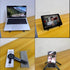 BONERUY 8 3 1 Laptop Stand for Desk, Adjustable Aluminum Alloy Magnetic Foldable Phone Stand, Level Height Adjustable