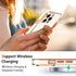 Teageo Cute Love-Heart Luxury Bling Plating Soft Back Cover Case for iPhone 13 Pro Max, White, with Raised Camera