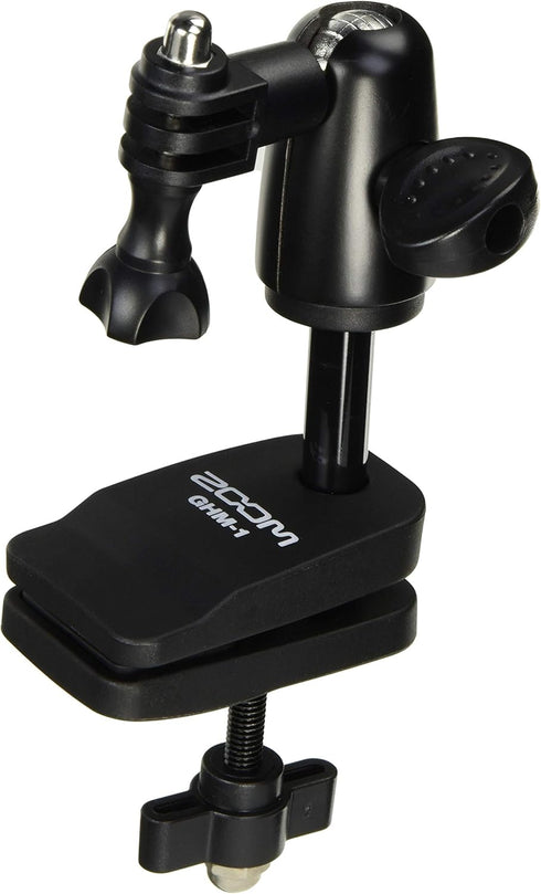 Zoom GHM-1 Guitar Headstock Mount, Flat Clamp for Q2n, Q2n-4K, Q4, Q4n, Q8