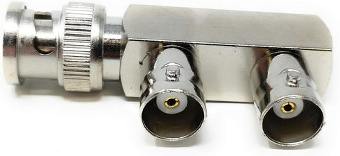 Ultra Spec Cables BNC Male to 2 x BNC Female Video Adapter Splitter - 2 Pack