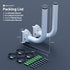 GOOD STORY 2-Pack Universal Antenna Mount UB-AM Compatible for WiFi Extenders Wireless Bridge Mount Bracket Pole & Wall